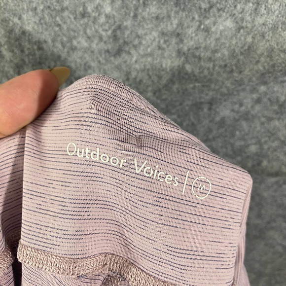 Outdoor Voices Leggings Medium Pink Purple TechSweat Flex High Rise Workout - Picture 11 of 12